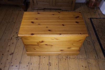 Upcycled toy box - before