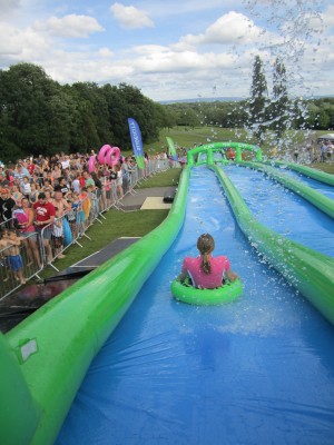 Setting off with a splash